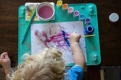 Tapete infantil e suporte de aprendizagem 