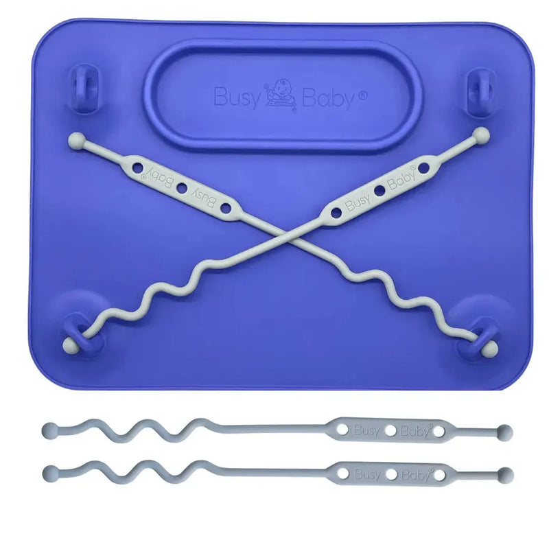 Jogo americano de silicone para bebês ocupados