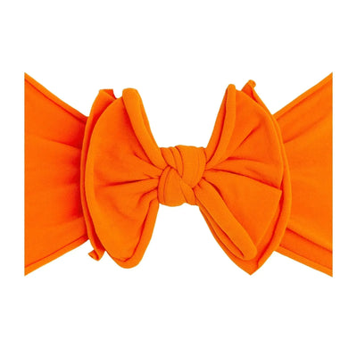Baby Bling Bows FAB-BOW-LOUS tiger orange baby headband with large bow