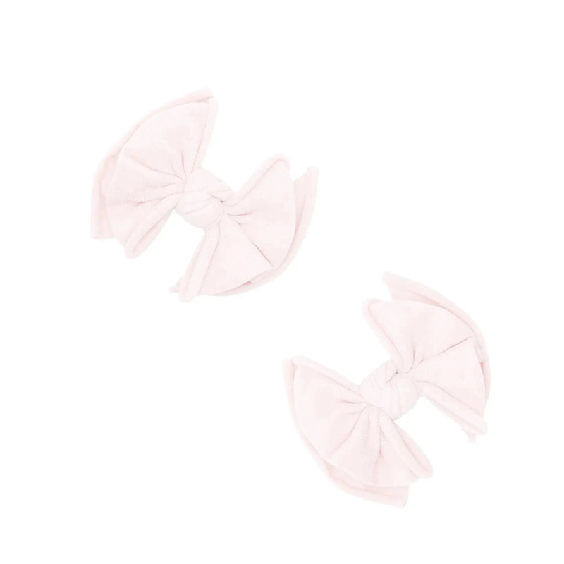 2PK BABY FAB CLIPS: balé rosa 