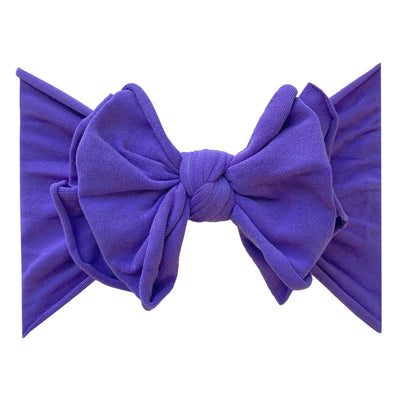 Purple FAB-BOW-LOUS baby headband bow by Baby Bling Bows